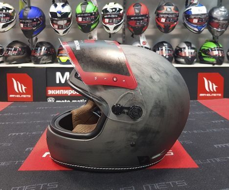 Мотошлем LAZER OROSHI Cafe Racer Matt Alu Brushed M