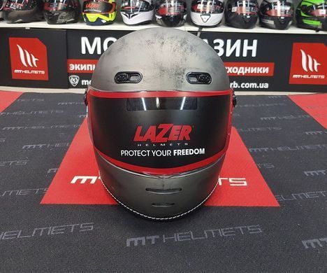 Мотошлем LAZER OROSHI Cafe Racer Matt Alu Brushed M