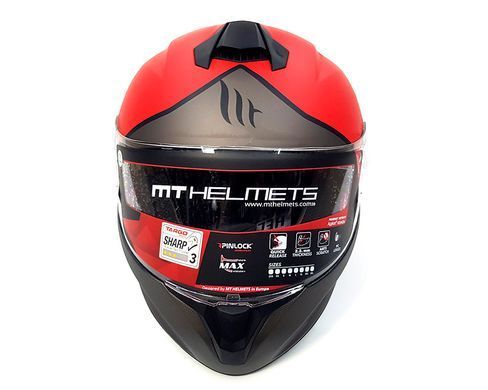Мотошолом MT TARGO Rigel Matt Red L