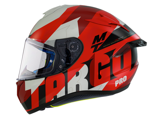 Мотошлем MT TARGO PRO Biger C5 Matt Pearl Red XL