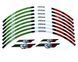 Наклейка на обід колеса RC Racing Green-Red
