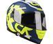 Мотошлем LAZER RAFALE Street Navy Blue Yellow XS
