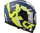 Мотошлем LAZER RAFALE Street Navy Blue Yellow XS