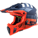 Мотошлем детский LS2 MX437 Fast EVO Mini Xcode Matt Orange Blue S