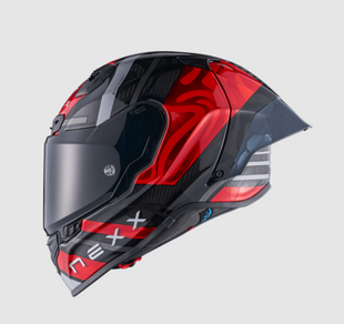 Мотошолом Nexx X.R3R SWIRL RED L