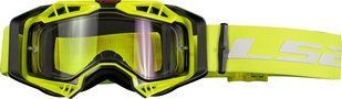 Маска кросова LS2 AURA Yellow Clear Lens