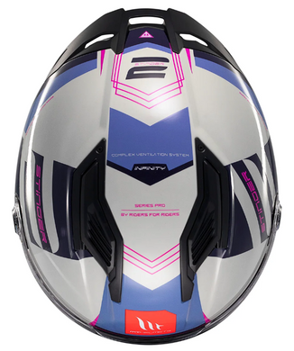 Мотошолом MT STINGER 2 Tron C8 Gloss Pink M