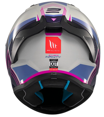 Мотошолом MT STINGER 2 Tron C8 Gloss Pink M
