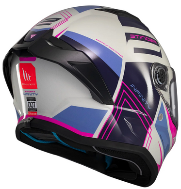 Мотошолом MT STINGER 2 Tron C8 Gloss Pink M