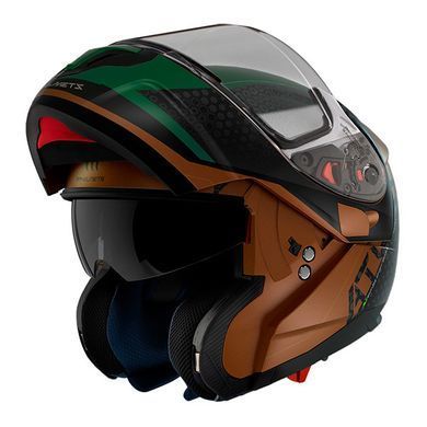 Мотошлем MT ATOM SV Adventure B6 Matt Green S