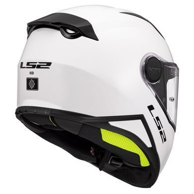 Мотошлем детский LS2 FF812 Kid Solid White L