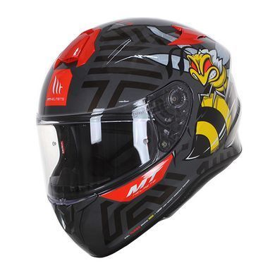 Мотошлем MT TARGO BEE B5 Gloss Fluor Red XXL