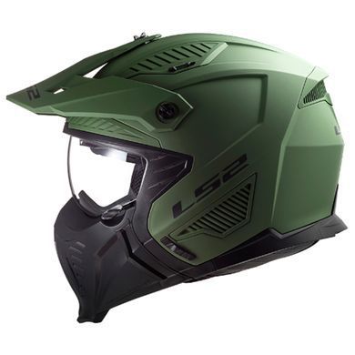 Мотошлем LS2 OF606 Drifter Solid Matt Military Green ECE2206 M