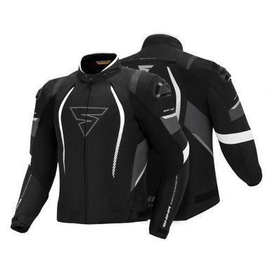 Мотокуртка Shima Solid PRO Black White L