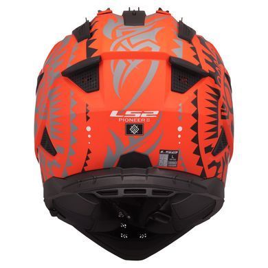 Мотошолом LS2 MX702 Pioneer 2 Rangi Orange XXXL