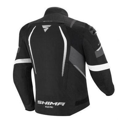 Мотокуртка Shima Solid PRO Black White L