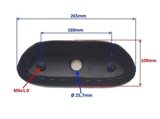 Спинка для кофру K-MAX KPL