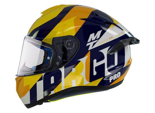 Мотошлем MT TARGO PRO Biger C7 Gloss Pearl Blue XS
