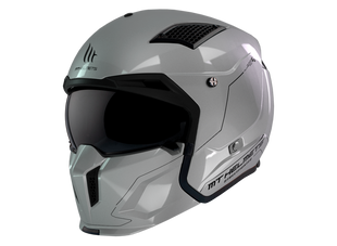 Мотошлем MT STREETFIGHTER SV S Solid A22 Gloss Grey ECE2206 L