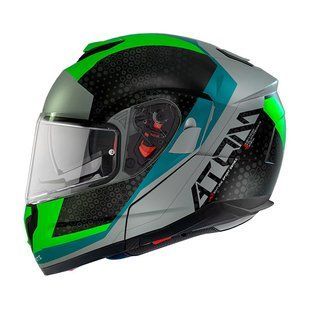Мотошлем MT ATOM SV Adventure A6 Gloss Green XS