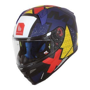 Мотошлем MT Revenge 2 Light B7 Matt Blue XS