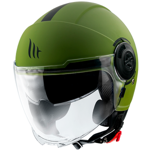 Мотошлем MT VIALE SV S Solid Matt Green XS