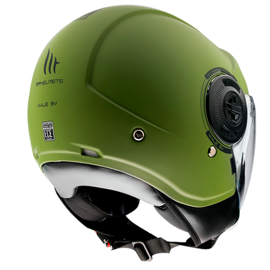 Мотошлем MT VIALE SV S Solid Matt Green XS