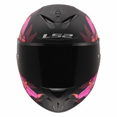 Мотошолом LS2 FF820 Rapid III POPPIES II Black Pink S