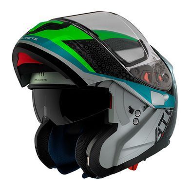 Мотошлем MT ATOM SV Adventure A6 Gloss Green M