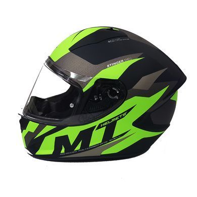 Мотошлем MT STINGER Brave Matt Green M