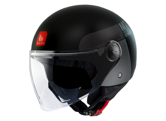 Мотошлем MT STREET Inboard D2 Matt XS