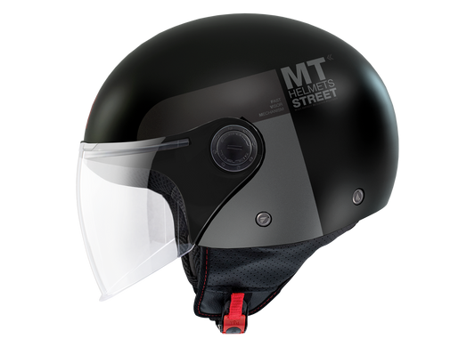 Мотошлем MT STREET Inboard D2 Matt XS