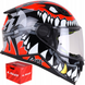 Мотошолом дитячий LS2 FF812 Kid Punk Grey Red L