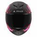 Мотошолом LS2 FF820 Rapid III POPPIES II Black Pink S