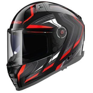Мотошлем LS2 FF811 Vector 2 Alizer Black Red