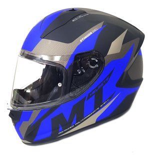 Мотошолом MT STINGER Brave Matt Blue M