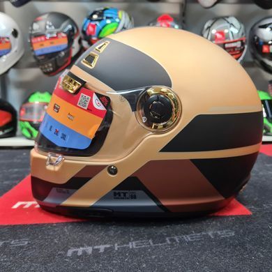 Мотошлем MT Jarama 68TH C9 Matt Gold S