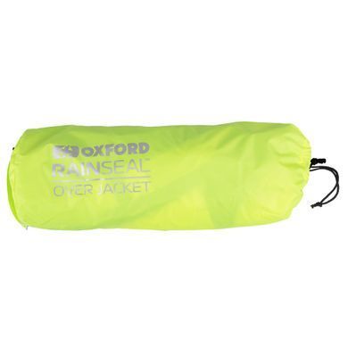 Мотодождевик куртка Oxford Rainseal Over Jacket Black Fluo L