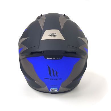 Мотошолом MT STINGER Brave Matt Blue M