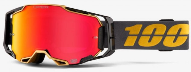 Мотоочки 100% ARMEGA HiPER Falcon 5 - Red Mirror Lens