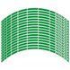 Наклейка на обід колеса Honda Green