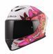 Мотошолом LS2 FF820 Rapid III POPPIES II White Pink M