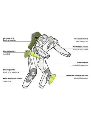Мотокомбинезон Shima HYPER-RS Men Fluo M