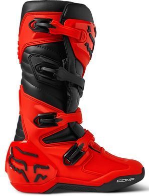 Мотоботы FOX COMP BOOT Flo Red 11