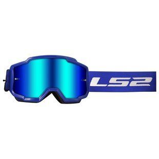 Маска кросова LS2 Charger Goggle Blue with Iridium Visor