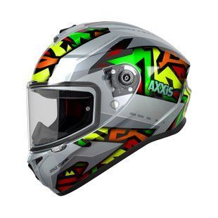 Мотошолом AXXIS DRAKEN S Jolly C2 Gloss Gray XXL, XS