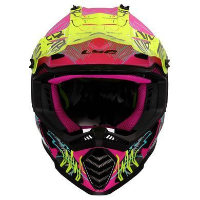 Мотошолом дитячий LS2 MX437 Fast 2 Mini Gorilla Purple L