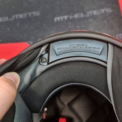 Мотошолом MT Jarama Baux E15 Matt Fluor Red M
