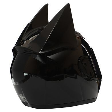 Мотошолом бетмен Nitrinos NEKO HNJ Gloss Black L-XL