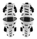 Мотонаколінники Mobius X8H Hybrid white/black xxs/xs, L-XL